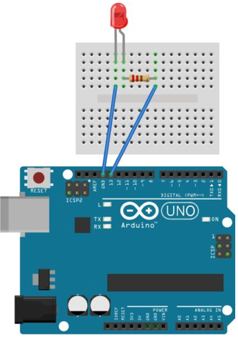 tutorial arduino mengakses led