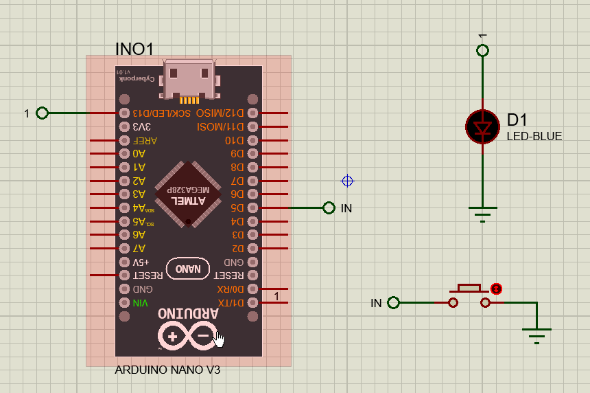 hasil trial arduino nano, button, relay