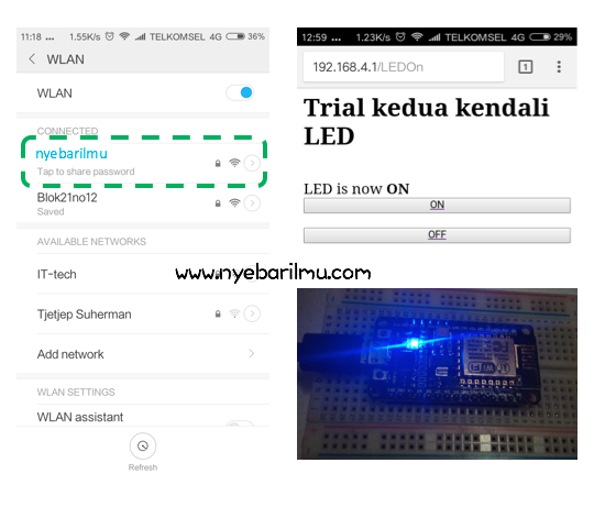 Tutorial NodeMcu kedua - Access Point