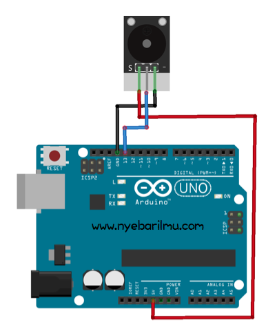 tutorial arduino mengakses buzzer