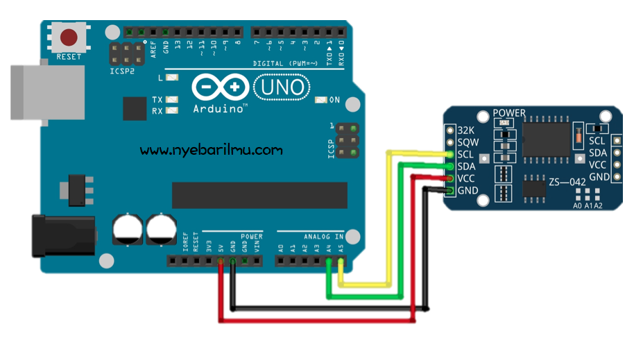 Arduino uno + Module RTC DS3231