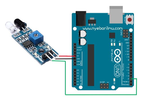 Tutorial Sensor line Proximity pin dengan arduino uno