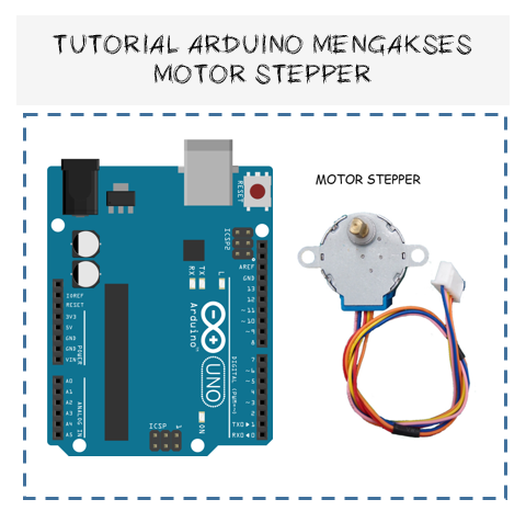 Cara mengakses motor stepper Arduino