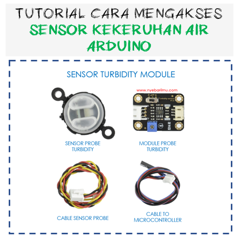 Cara mengakses Sensor turbidity atau sensor kekeruhan air