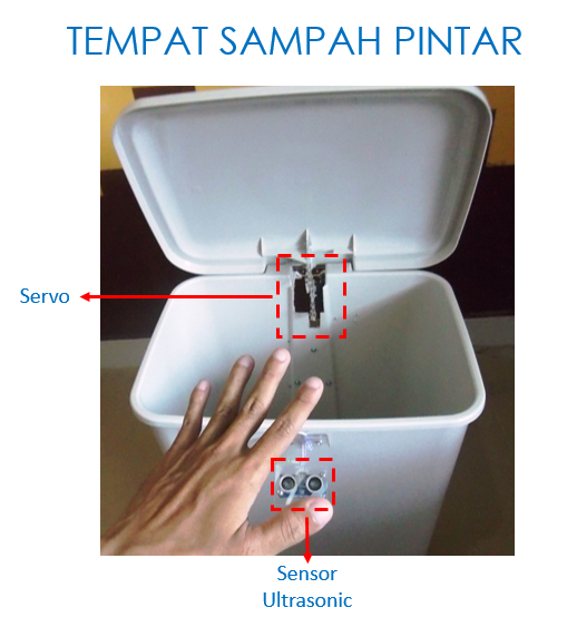 Tempat sampah pintar ala nyebarilmu.com