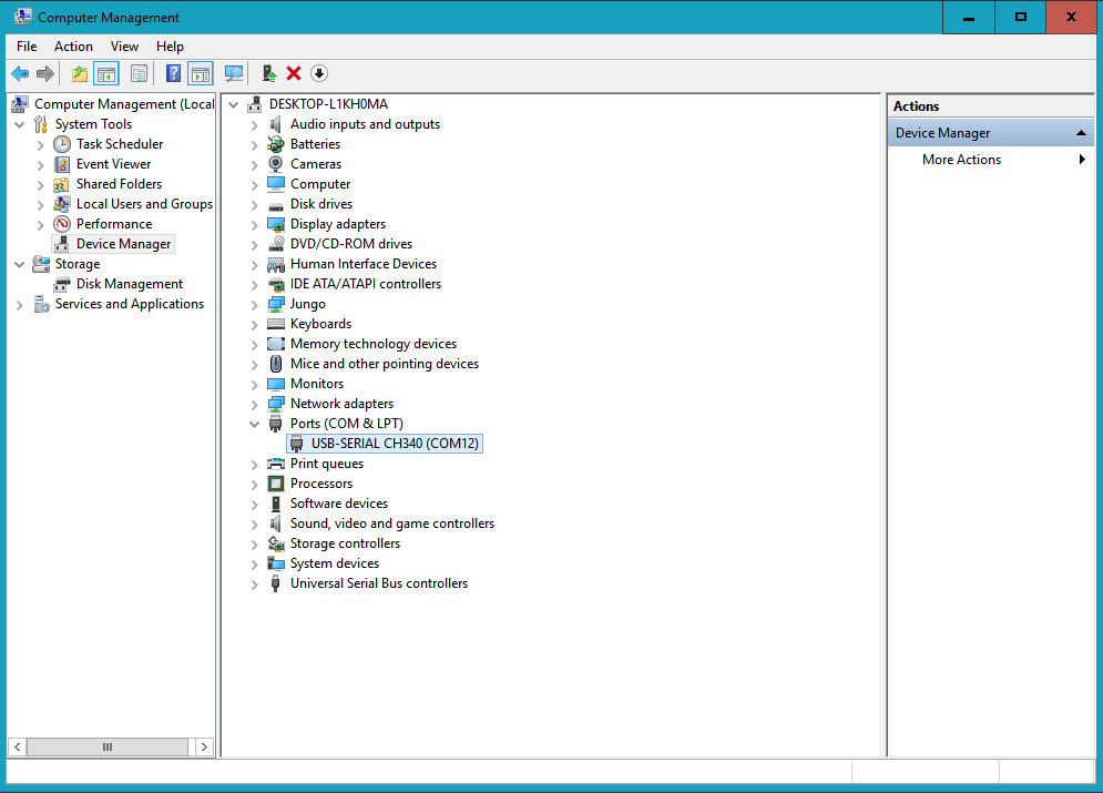 Cek driver yang sudah terinstall