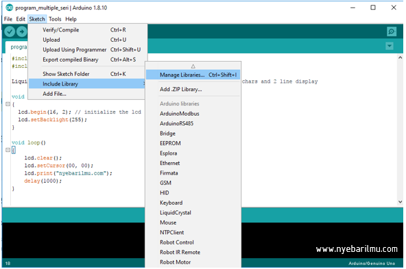Instalasi libraries sensor fingerprint langkah-1