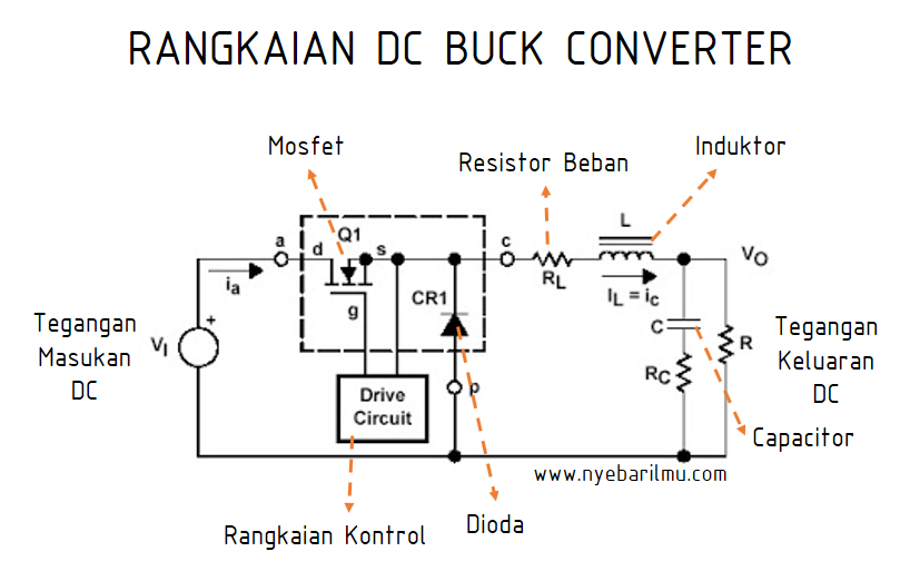 Rangkaian DC Buck Converter