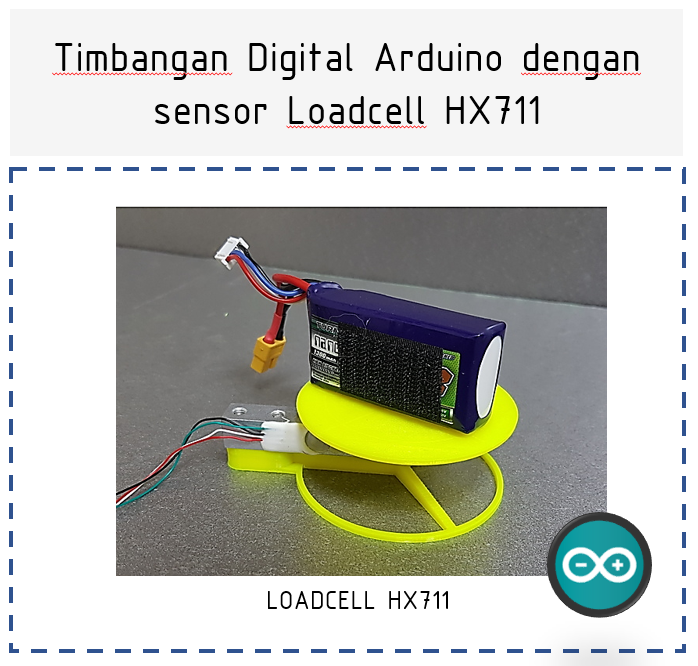 Timbangan digital loadcell hx711- nyebarilmu.com