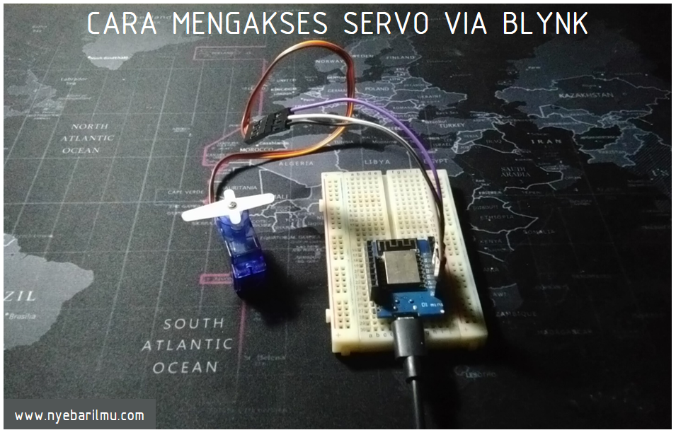 cara mengakses servo via blynk