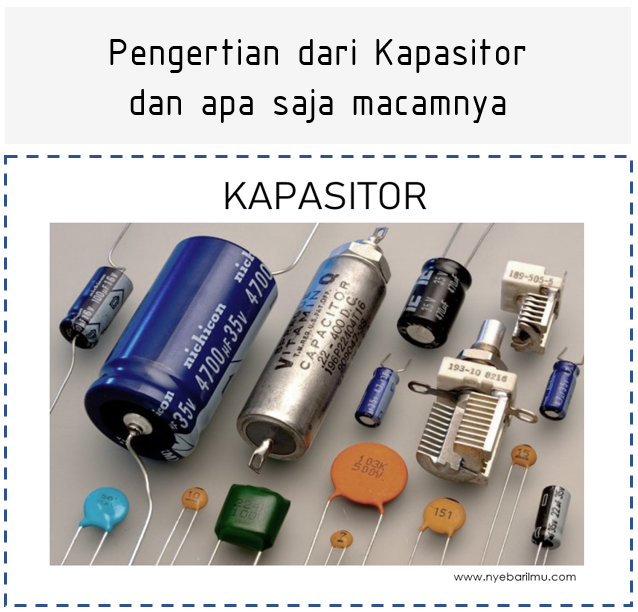 Kapasitor atau Capacitor adalah